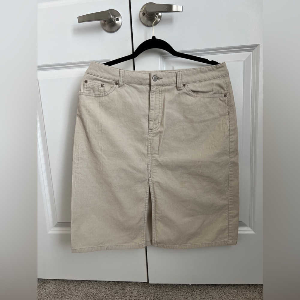 Old navy corduroy above knee mini skirt